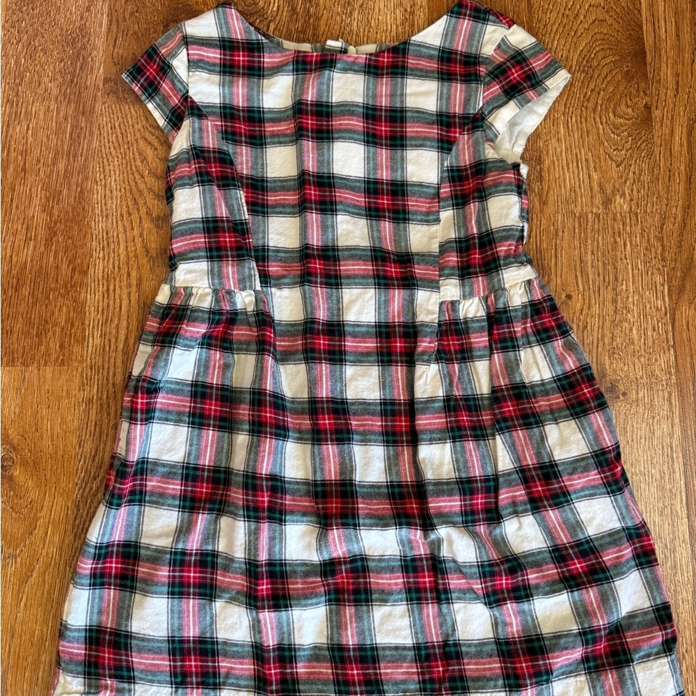 GAP Kids Plaid Dress - Red, Green, and White